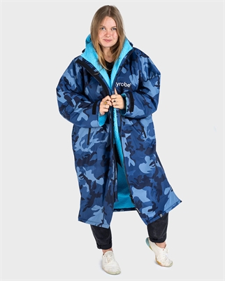 Dryrobe Advance Long Sleeve blue camo blue